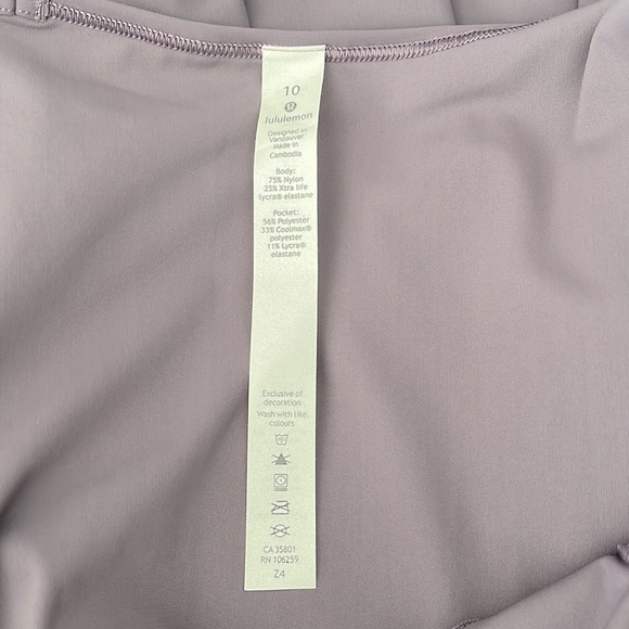 Lululemon Early Morning Dress Graphite Purple Size 10 - Picture 5 of 10